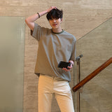 Mariner Shirt Men's Summer Stripes Short-Sleeved T-shirt Fashion Brand Ins Korean Style Casual Loose