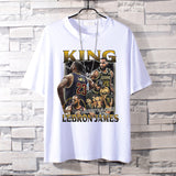 Basketball Sports T Shirt Loose Short-Sleeved T-Shirt Boys James Basketball Sports Half Sleeve