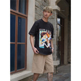 Film Star T Shirt Movie Titanic Street Style Short Sleeve Loose Retro American Print T-shirt Men and Women