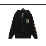 CHH Chrome Heart Hoodie CH Home Kro Sword Sanskrit alphabet print crew neck sweater