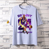 Basketball Sports T Shirt Nba Basketball Clothes James Kobe Cotton Short-Sleeved T-Shirt Men'S Loose