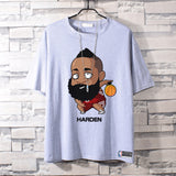 Basketball Sports T Shirt Nba Basketball Kobe James Curry Short Sleeve T-Shirt Male Student Loose