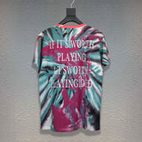 Amiri T Shirt Short Sleeve T-shirt Casual Hip Hop Short Sleeve T-shirt