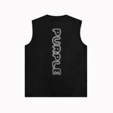 Purple Brand Tank T Shirts Sleeveless T-shirt Vest
