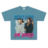 Film Star T Shirt Singer Izumi Sakai Character Loose Retro Street T-shirt Men and Women