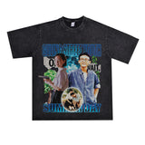 Film Star T Shirt Loose Heavy Retro Street Personality T-shirt Men and Women