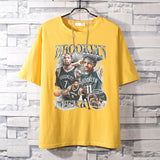 Basketball Sports T Shirt Loose Student Basketball Sport Short Sleeve T-Shirt Men'S Cotton Casual Top