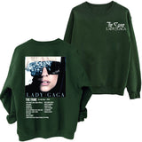 The Fame Lady Gaga Sweatshirt Harajuku Round Neck Long