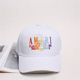 Amiri Hat AMIRI Fashion Baseball Cap, Embroidered Cap, Casual Versatile