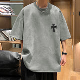 Nasa T-Shirt Short-Sleeved T-Shirt Men'S Summer Loose Trendy T-Shirt