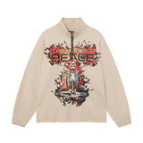 Mens trendy Hoodie & Pants2 Loose Hoodie Sweater Casual Pants