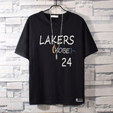 Basketball Sports T Shirt Kobe Manba No. 24 Short Sleeve T-Shirt Male Student Loose