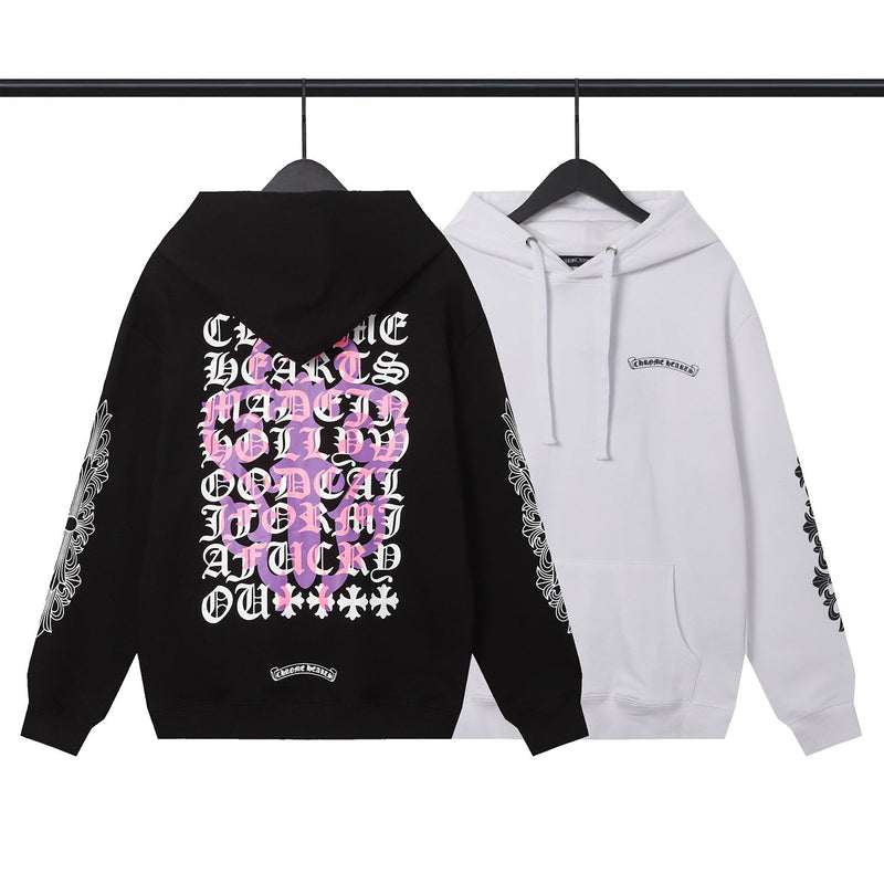 CHH Chrome Heart Hoodie Chrome Heart Sanskrit embroidered hooded
