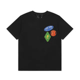 Vlone T Shirt Spring/Summer Pattern Crew Neck Short Sleeve
