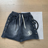 Men Shorts Wash and Do Old Casual Shorts Summer