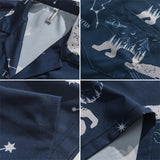 Men's Shirts Summer Short Sleeve Printed Shirt Men's Loose Shirt
