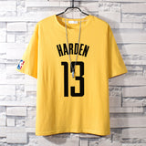 Basketball Sports T Shirt Nba Basketball Cotton Short-Sleeved T-Shirt Male Student Loose Sweatshirt Kobe James Owen Curry