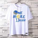 Basketball Sports T Shirt Curry Champion Pure Cotton Loose Short Sleeve T-Shirt Male Student Handsome Casual