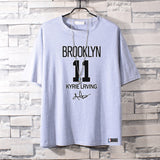 Basketball Sports T Shirt Summer Round Neck All-Matching Loose Short Sleeve T-Shirt Men
