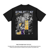 Nba T Shirt Summer Kobe Basketball Printed Short Sleeve T-shirt Men's and Women's Tops Loose