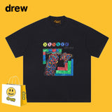 Drew T Shirts Graffiti Printing T-shirt