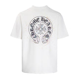CHH Chrome Heart T Shirts Summer Horseshoe Print Short Sleeve T-Shirt