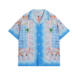 Casablanca Shirts And Shorts 2 Pieces Set Shorts Beach Shorts Casual