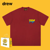 Drew T Shirts Cotton Short-Sleeved Printed T-shirt