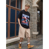 Film Star T Shirt European and American Classic Movie Attack Shell Mobile Team Short Sleeve Loose Retro Printed T-shirt