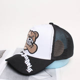 Plam Angle Hat Fashion Baseball Cap Bear Parrot Embroidered Cap