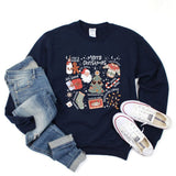 Retro Christmas Sweatshirt Aesthetic Claus