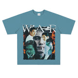 Film Star T Shirt Movie Andy Lau Short Sleeve Loose Retro American Street T-shirt