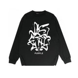 Purple Brand Long Sleeve T-Shirt Fashion Loose Long Sleeve Top