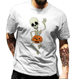 Retro Clown Graphic Male T-shirts Harajuku Tees Man Hip Hop