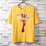 Basketball Sports T Shirt Cotton Short-Sleeved T-Shirt Men'S Sports Half Sleeve Nba Basketball Clothes Loose