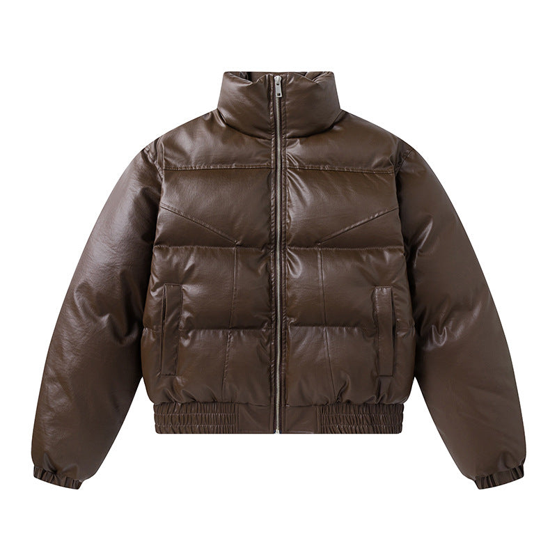 Unisex Down Jacket Winter Vintage Short Bakery