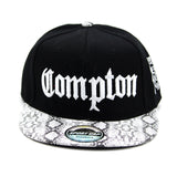 Compton Hat Hip Hop Snapback Flat Bill Cap