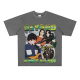 Film Star T Shirt Rock beyond Band Printed Loose Retro Cotton T-shirt for Men and Women