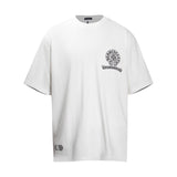 CHH Chrome Heart T Shirts Cross Color Printed Short Sleeve T-Shirt