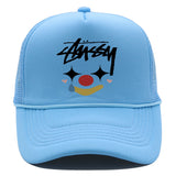 Stussy Hat Personality Fashion Printed Baseball Cap Outdoor Leisure Shade Sun Protection