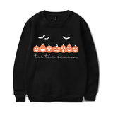 Happy Halloween Pumpkins Tis The Season Print Sweatshirts