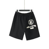 Men Shorts Flame Print Casual Shorts