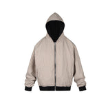 MIJKO Men Jacket Double-Sided Hooded Jacket