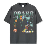 Drake T Shirts Short Sleeve T-Shirt Crew Neck