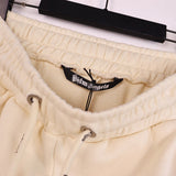 Palm Angle Pants Palm Angels Flame Letter Logo Casual Trousers for Men and Women