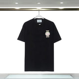 Casablanca T Shirts Painted Rabbit Print Cotton Tee