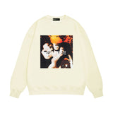Purple Brand Sweatshirt Loose Crew Neck Sweater