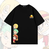 One Piece Anime T-Shirt Men Straw Hat Pirates Monkey