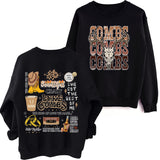 Western Luke Combs County Music Sweatshirt Round