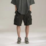 MIJKO Men Shorts Make old Casual Unisex Shorts